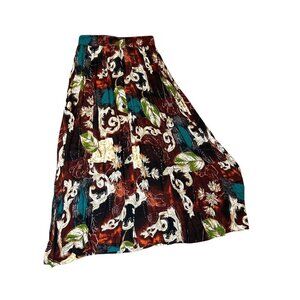 Options Melrose Vintage 90s Boho Colorful Maxi Skirt Size Medium